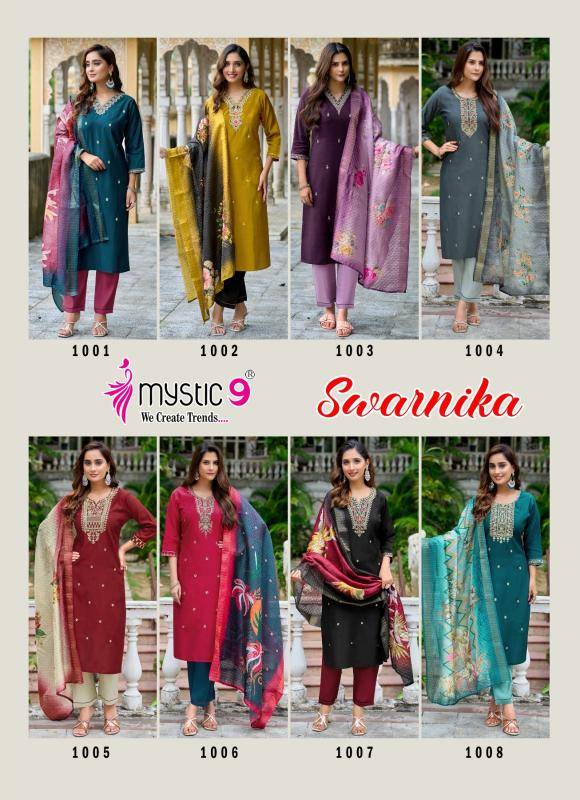 Mystic9 swarnika vol 1 Wholesale Kurti market